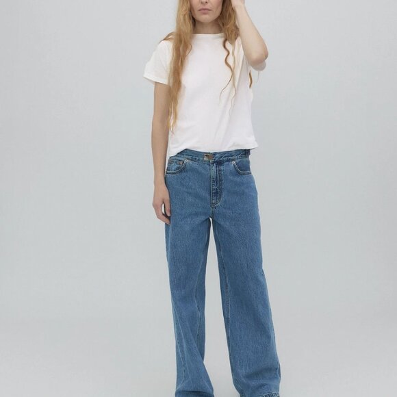 Still Here Buckle Classic Blue Denim Size 28 - Picture 1 of 4